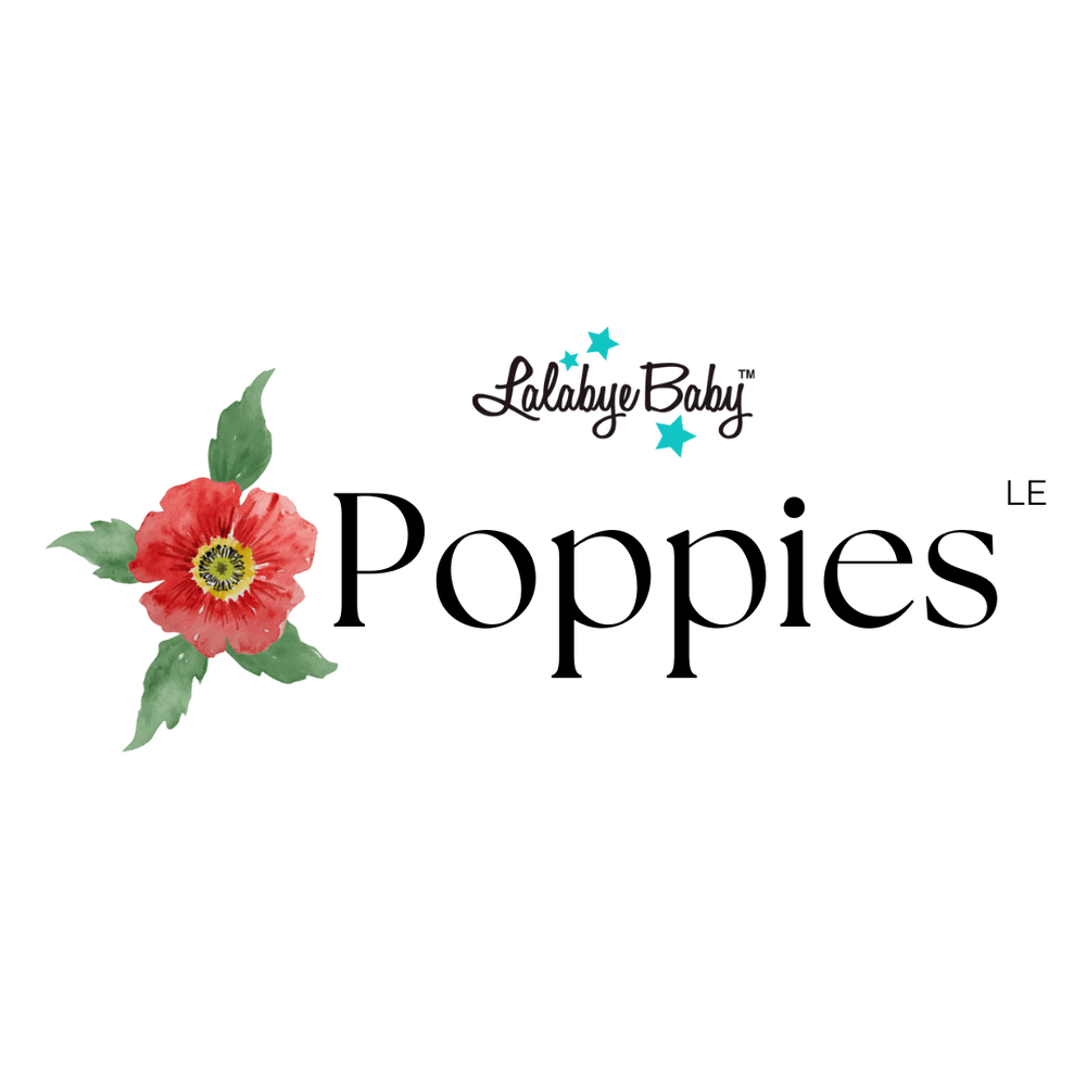 Poppies Limited Edition Pail Liner (drawstring) Lalabye Baby Lil Tulips