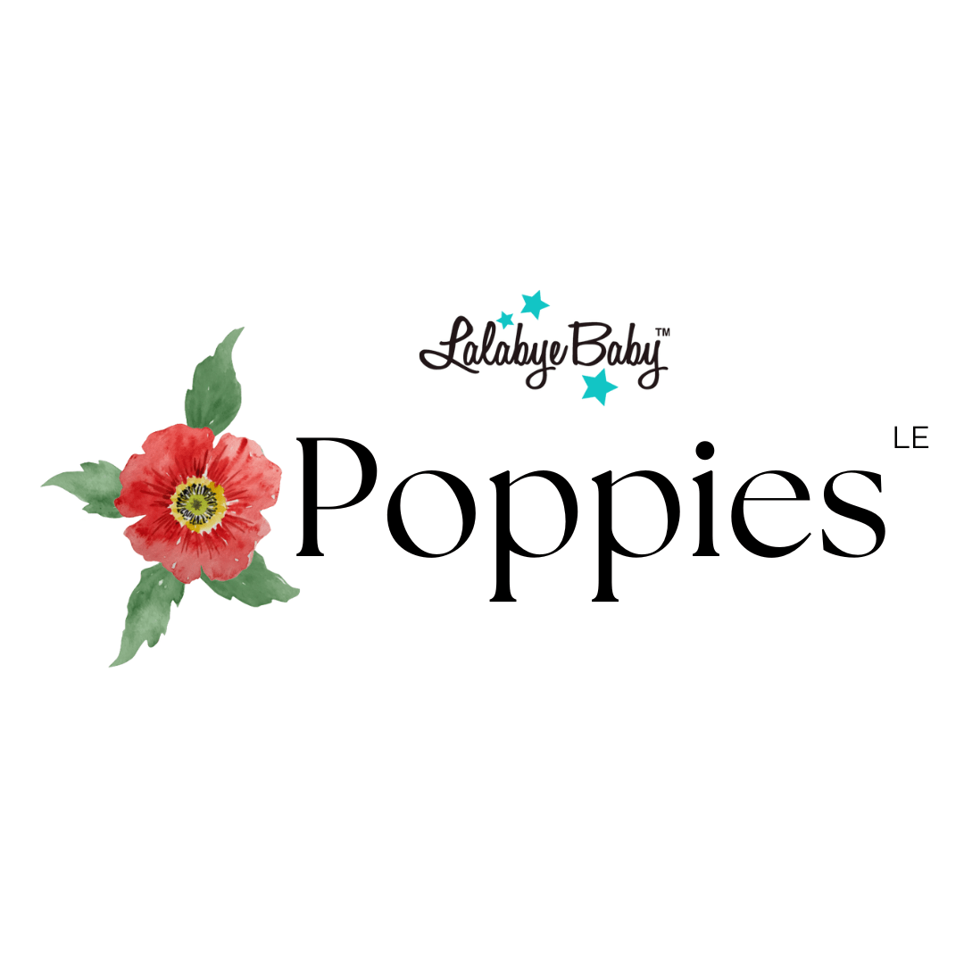Poppies Limited Edition Pail Liner (drawstring) Lalabye Baby Lil Tulips
