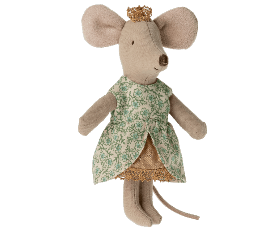 Princess Mouse, Little Sister in Matchbox Maileg Lil Tulips