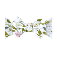 Printed Knot Headband Paperwhites Baby Bling Bows no points Lil Tulips