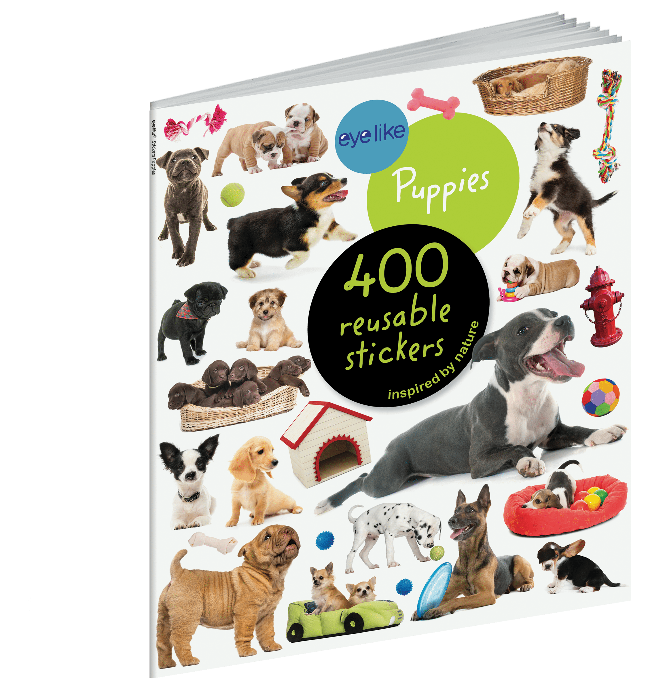 Puppies Eyelike Reusable Stickers Workman Publishing Lil Tulips