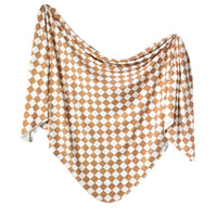 Rad Knit Swaddle Blanket Copper Pearl Lil Tulips