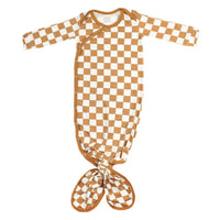 Rad Newborn Knotted Gown Copper Pearl Lil Tulips