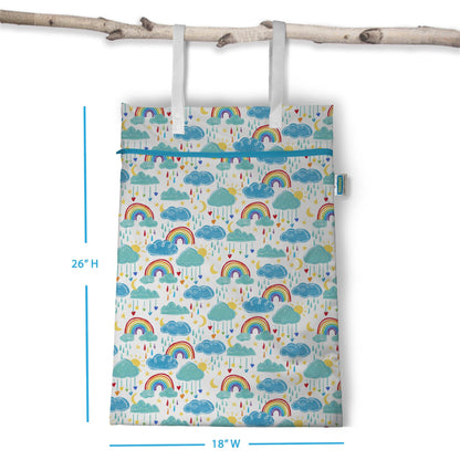 Rainbow Hanging Wet Bag Thirsties Lil Tulips