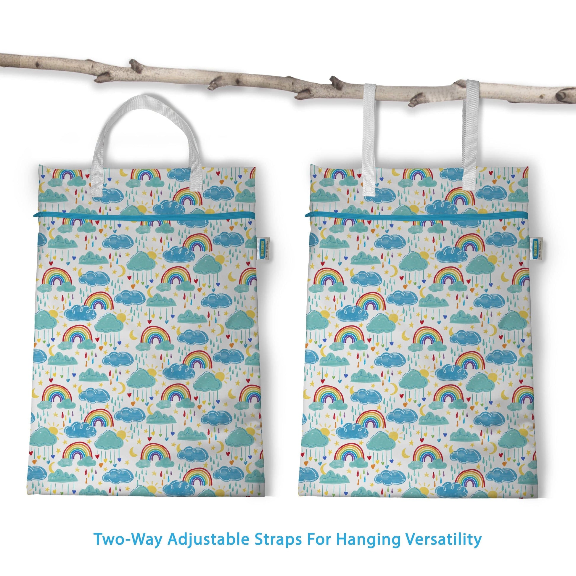 Rainbow Hanging Wet Bag Thirsties Lil Tulips