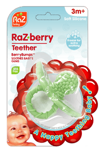 RaZberry Silicone Teether - Mint RazBaby RazBaby Lil Tulips