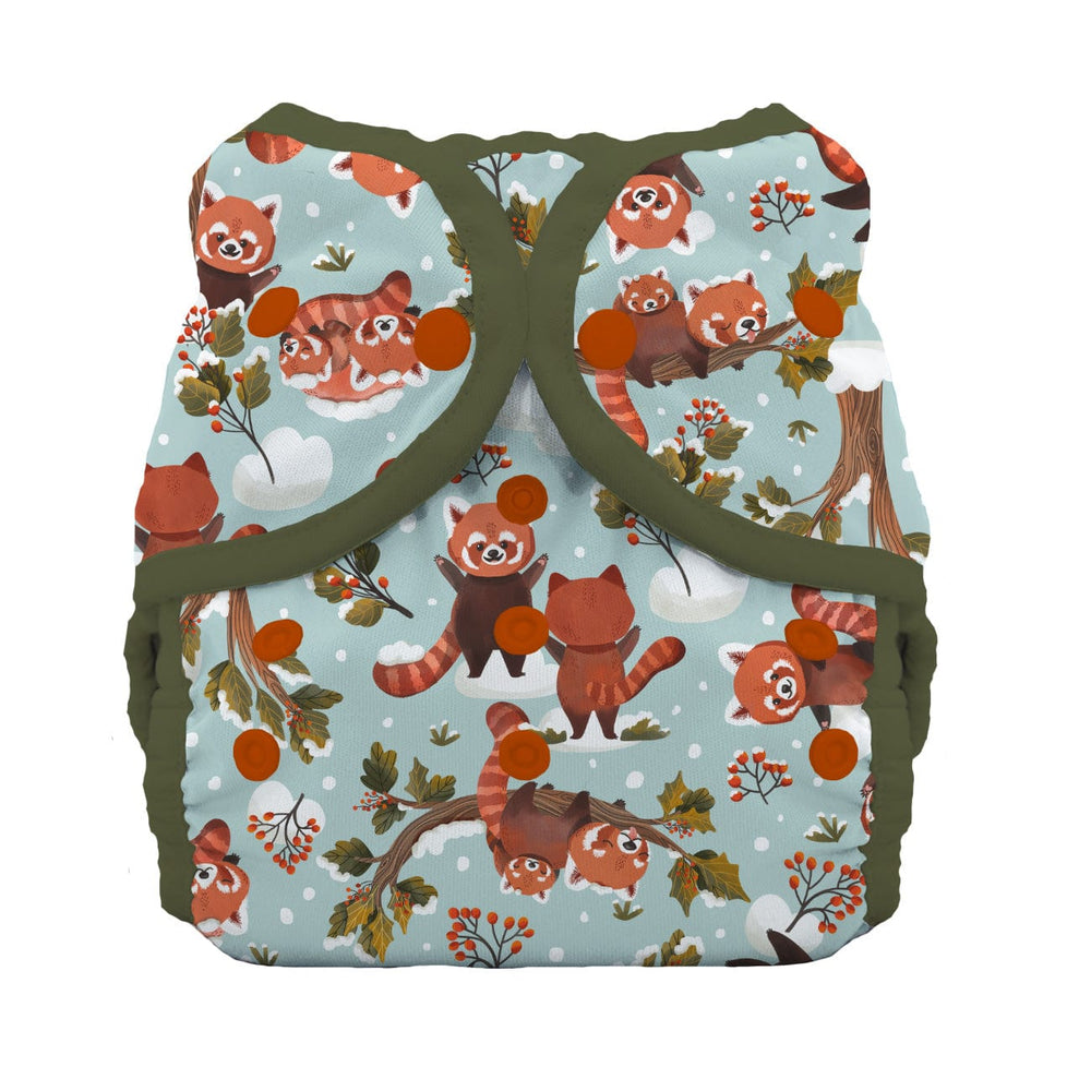 Red Panda Duo Wrap Thirsties Lil Tulips