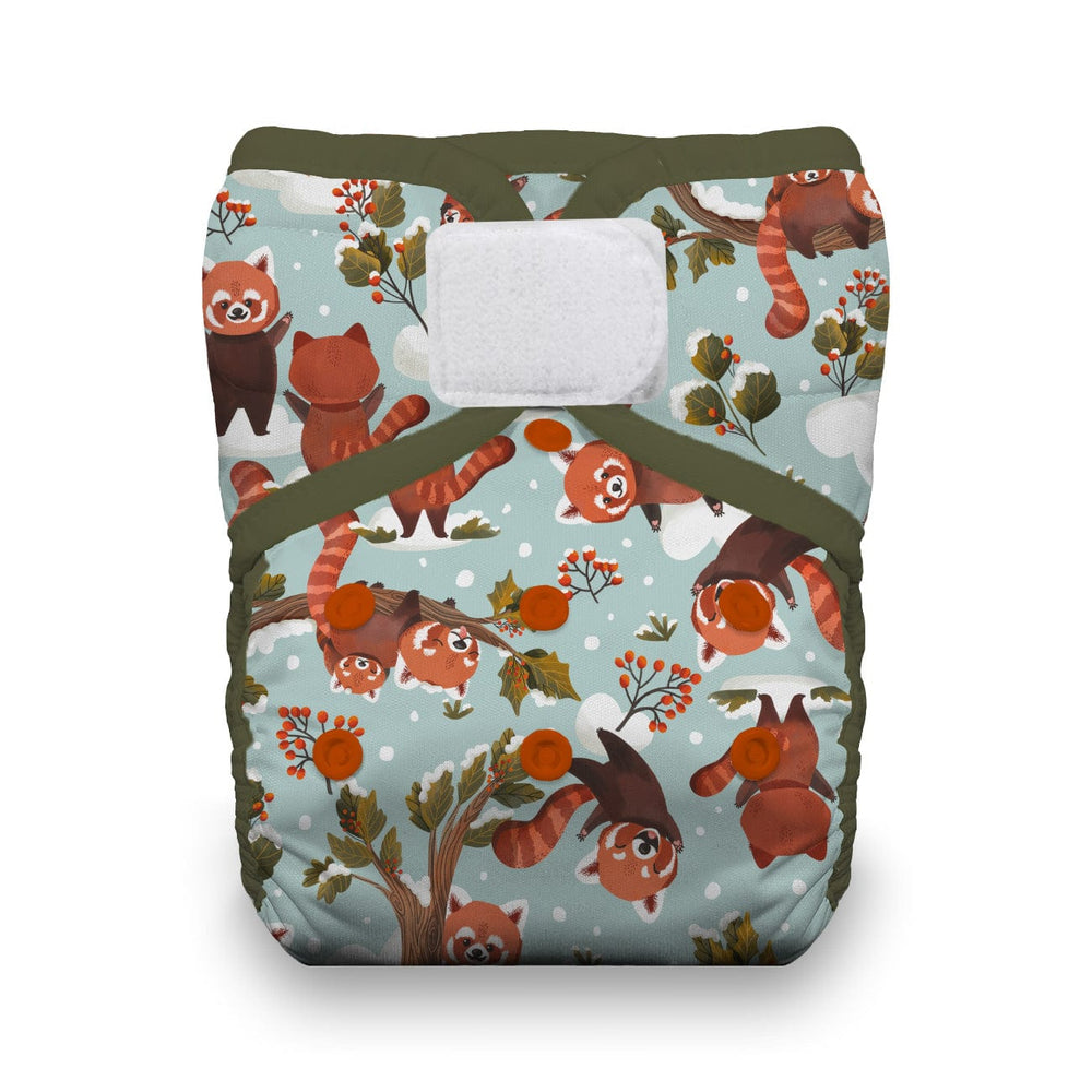 Red Panda Natural One Size Pocket HOOK & LOOP Diaper Thirsties Lil Tulips