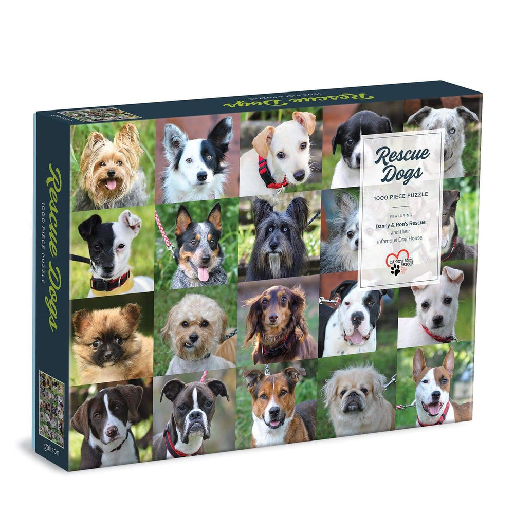 Rescue Dogs 1000 Piece Puzzle Chronicle Books Lil Tulips