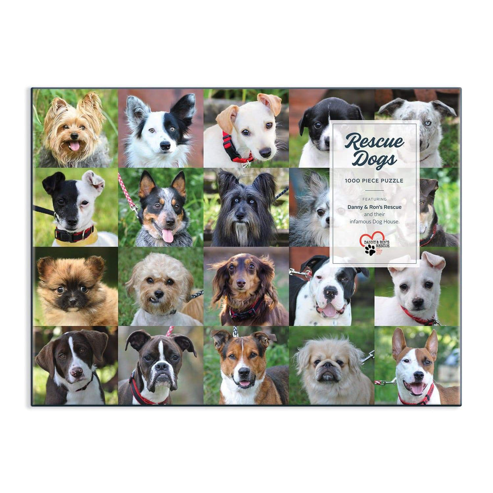 Rescue Dogs 1000 Piece Puzzle Chronicle Books Lil Tulips