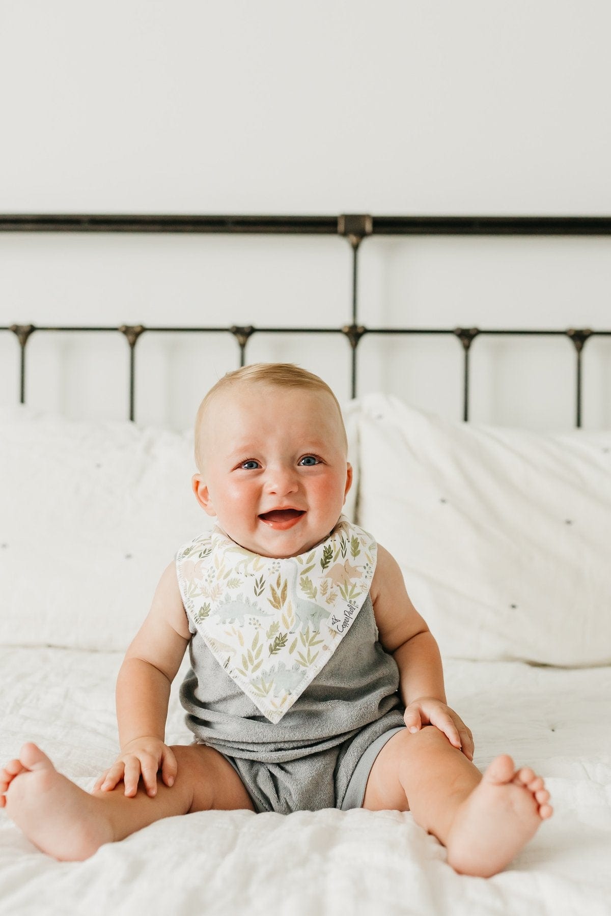 Rex Baby Bandana Bibs Copper Pearl Lil Tulips