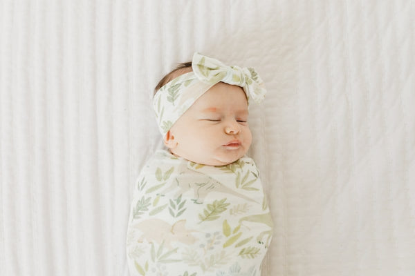 Rex Knit Swaddle Blanket Copper Pearl Lil Tulips