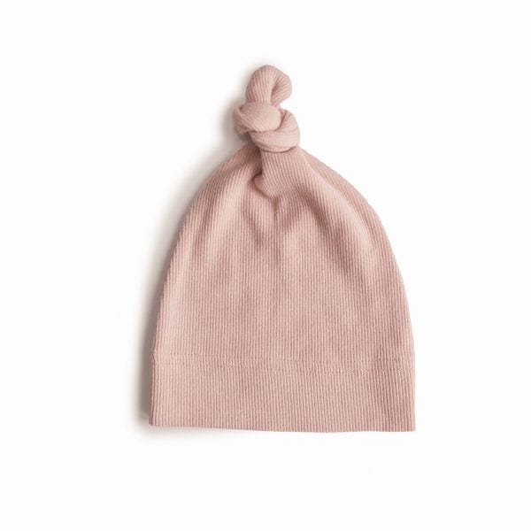 Ribbed Baby Beanie (Blush) Mushie Lil Tulips
