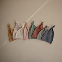 Ribbed Baby Beanie (Cedar) Mushie Lil Tulips
