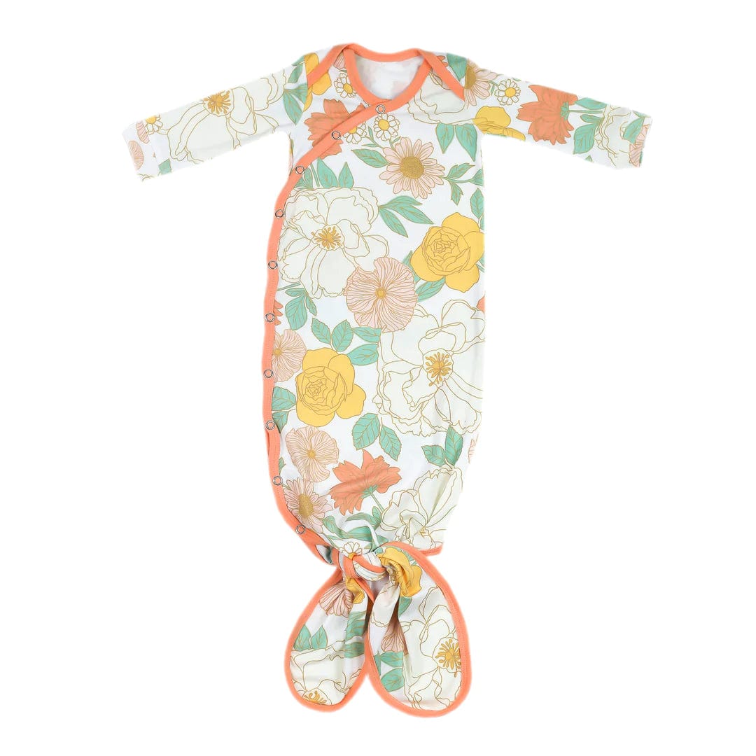 Rose Newborn Knotted Gown Copper Pearl Lil Tulips