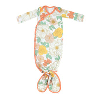 Rose Newborn Knotted Gown Copper Pearl Lil Tulips
