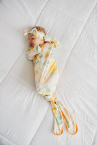 Rose Newborn Knotted Gown Copper Pearl Lil Tulips