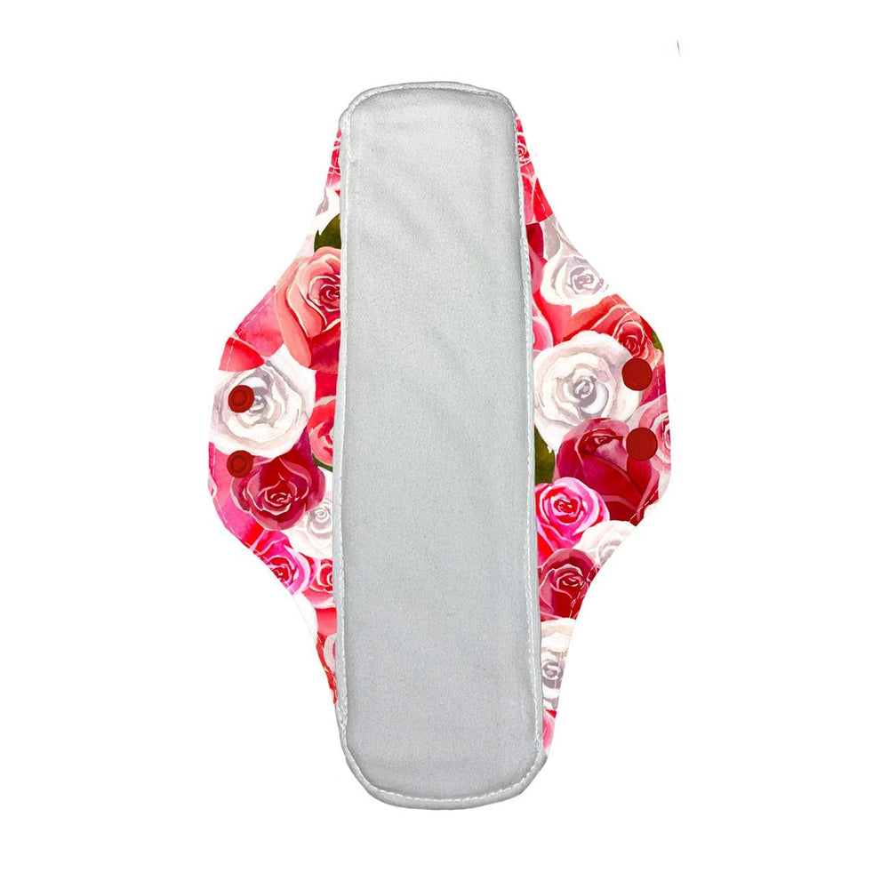 Rosy Organic Cotton Menstrual Pad - 2 Pack Thirsties Lil Tulips