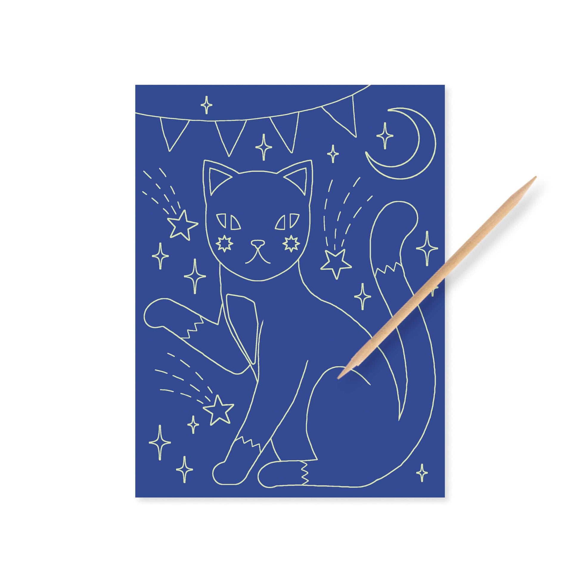 Scratch Card - At Night Djeco Lil Tulips