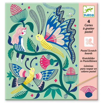 Scratch Card - Fantasy Garden Djeco Lil Tulips