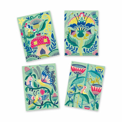 Scratch Card - Fantasy Garden Djeco Lil Tulips