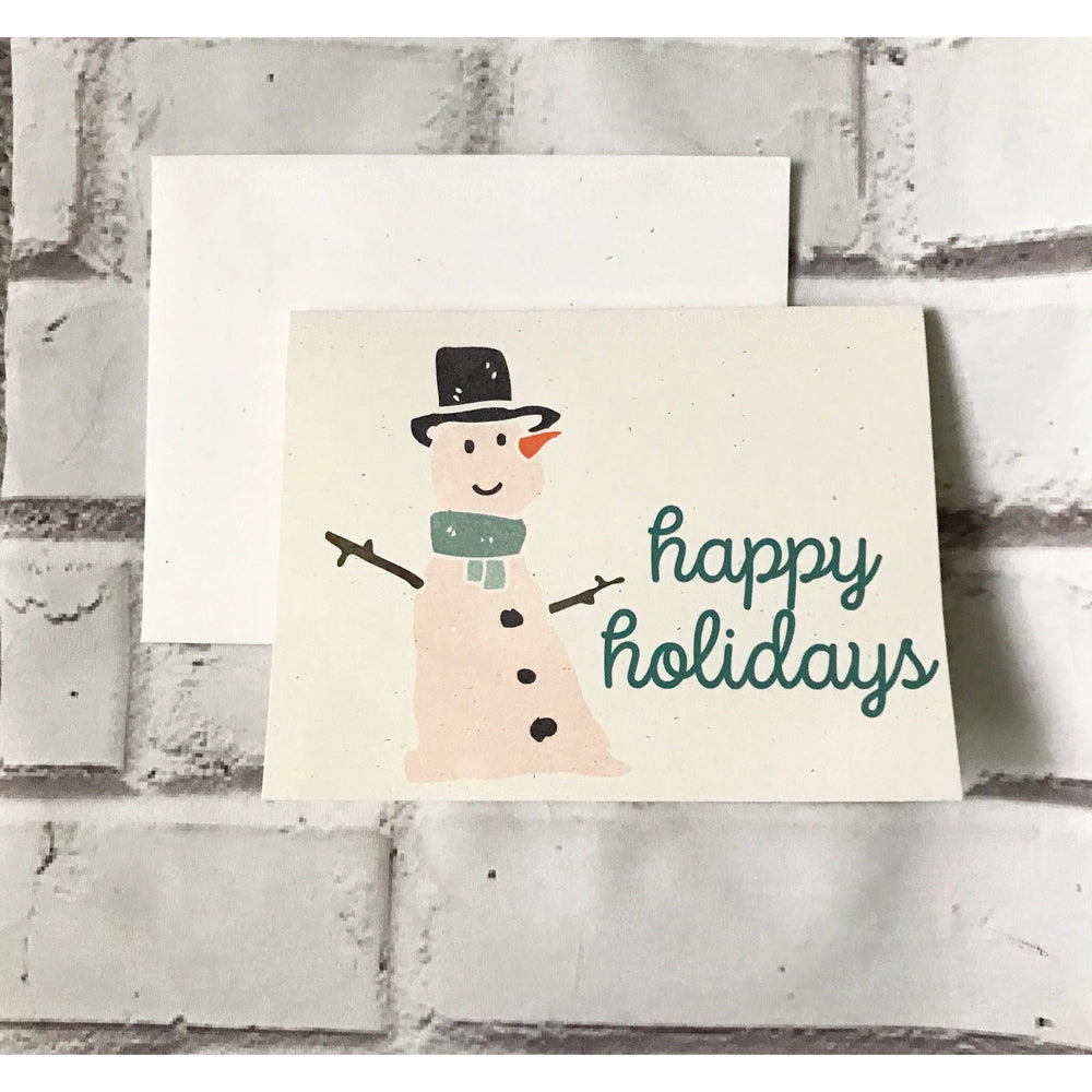 Seasonal Card | Snowman Notably Paper Company Lil Tulips