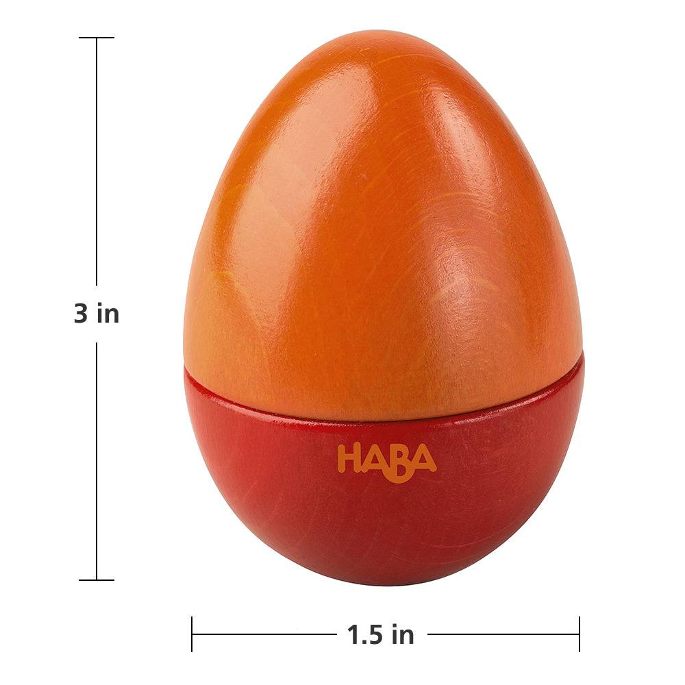 Set of 5 Wooden Musical Eggs haba Lil Tulips