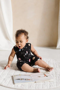 Short Romper - Planets LouLou Lollipop Lil Tulips