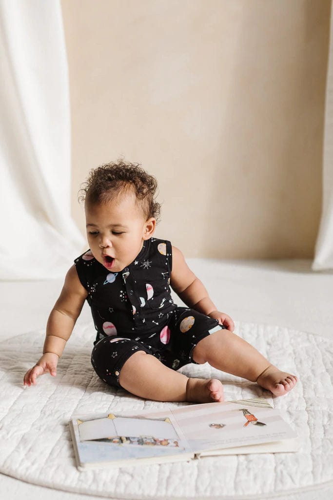 Short Romper - Planets LouLou Lollipop Lil Tulips