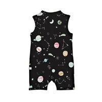 Short Romper - Planets LouLou Lollipop Lil Tulips