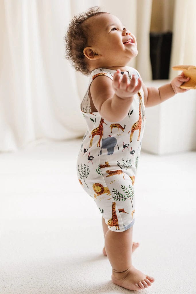 Shortie Romper - Safari Jungle LouLou Lollipop Lil Tulips