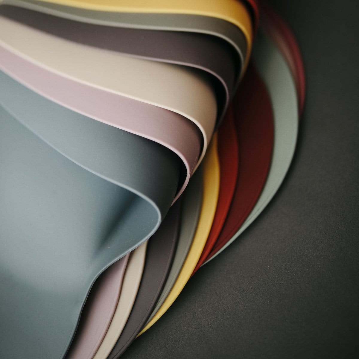 Silicone Baby Bib (Lilac Flowers) Mushie Lil Tulips