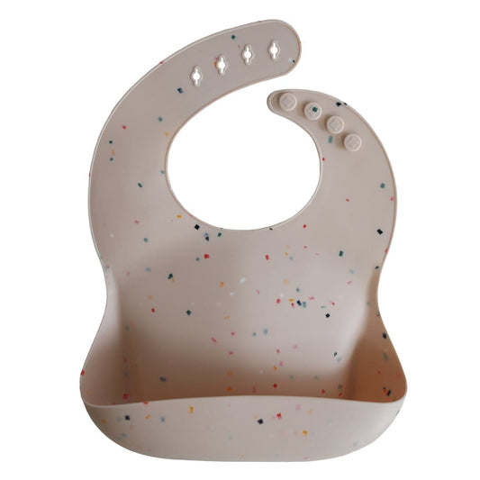 Silicone Baby Bib (Vanilla Confetti) Mushie Lil Tulips