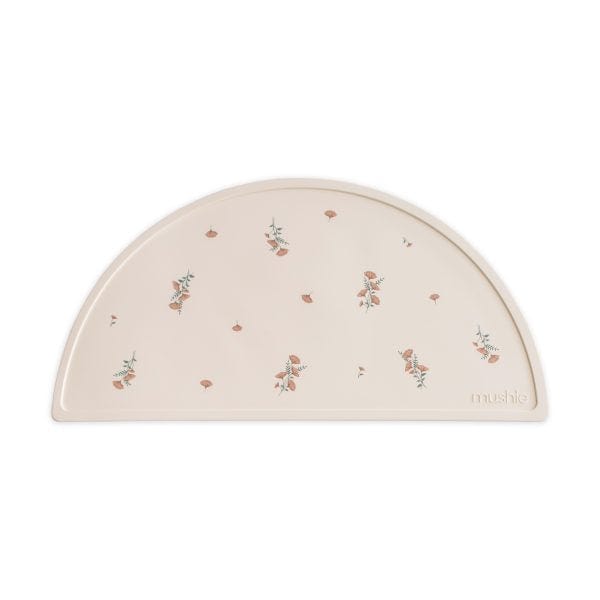 Silicone Place Mat (Pink Flowers) Mushie Lil Tulips