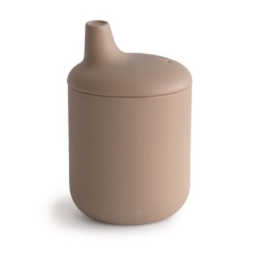 Silicone Sippy Cup (Natural) Mushie Lil Tulips