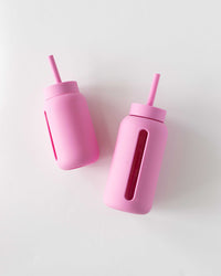 Silicone Straws - Bubblegum bink Water Bottles Lil Tulips