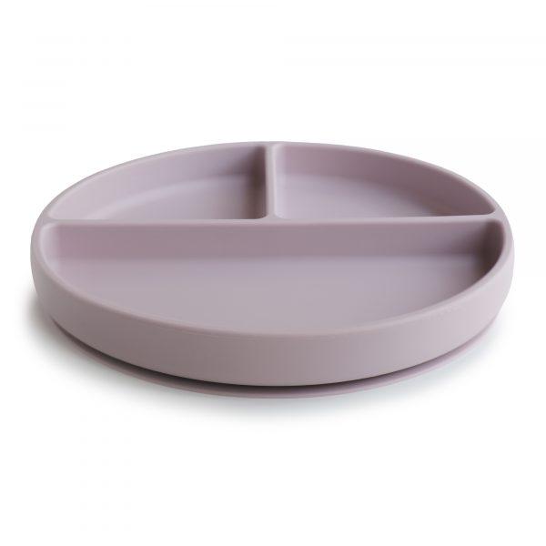 Silicone Suction Plate (Soft Lilac) Mushie Lil Tulips