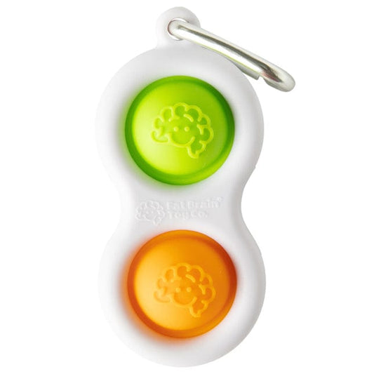 Simpl Dimpl Orange/Green Fat Brain Toys Final Sale Lil Tulips