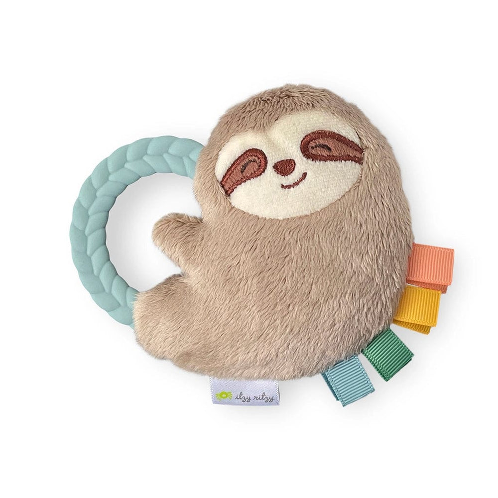 Sloth Ritzy Rattle Pal™ Plush Rattle Pal with Teether Itzy Ritzy Pacifiers & Teethers Lil Tulips