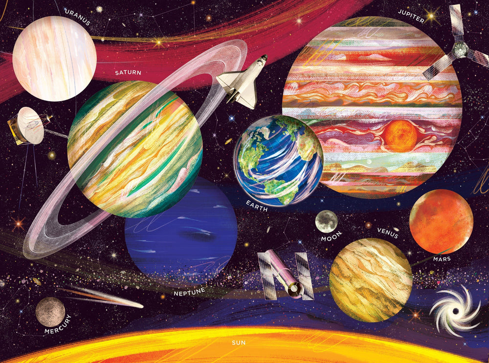 Solar System 500 Piece Puzzle Crocodile Creek Lil Tulips