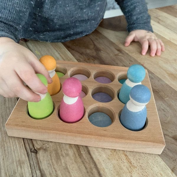 Sorting Board Pastel Grimm's Lil Tulips