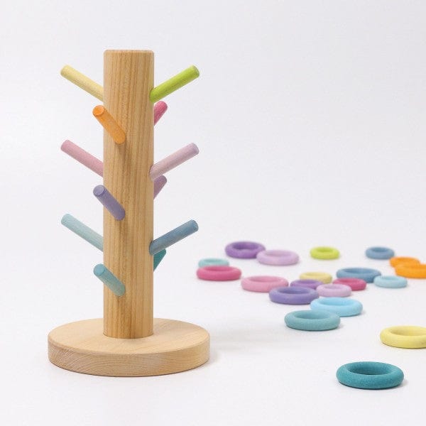 Sorting Helper Building Rings Pastel Grimm's Lil Tulips