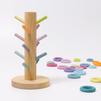 Sorting Helper Building Rings Pastel Grimm's Lil Tulips