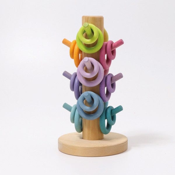 Sorting Helper Building Rings Pastel Grimm's Lil Tulips