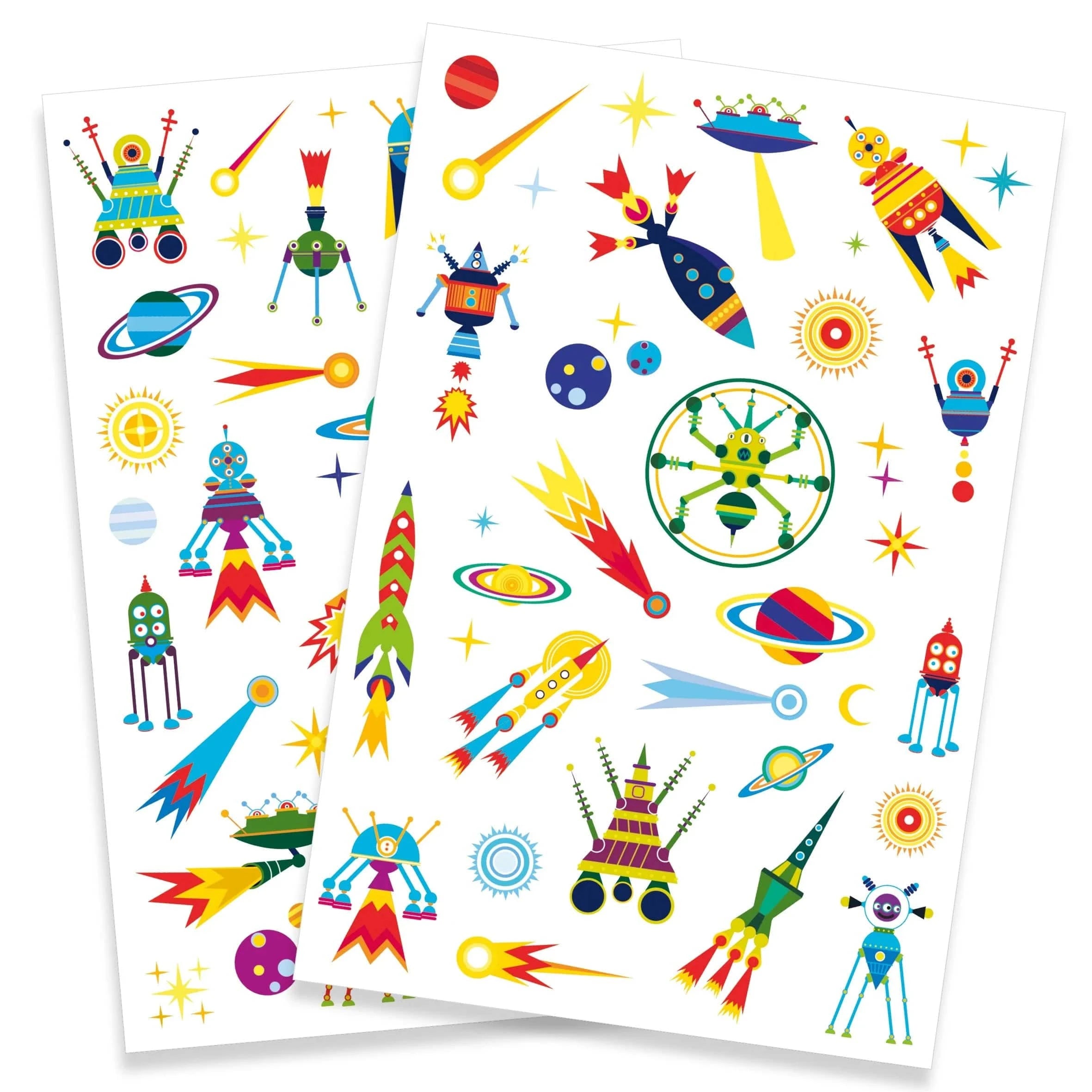Space Oddity Temporary Tattoos Djeco Lil Tulips