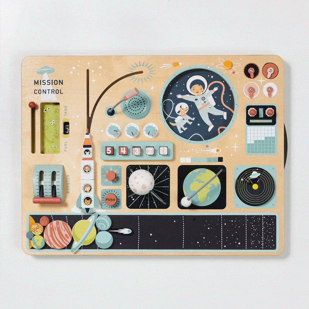 Space Station Wooden Tender Leaf Lil Tulips