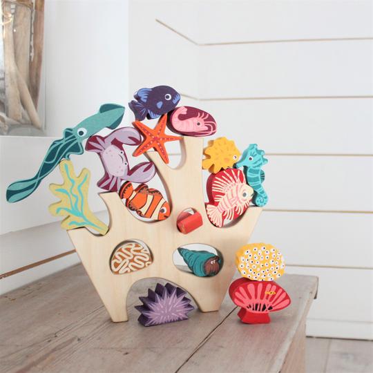 Stacking Coral Reef Tender Leaf Lil Tulips