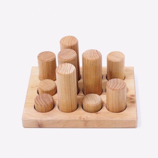 Stacking Game Small Natural Rollers Grimm's Lil Tulips