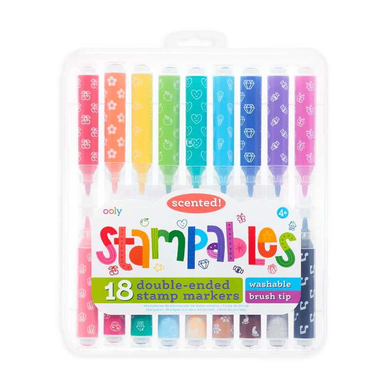Stampables Scented Double-Ended Stamp Markers - set of 18 OOLY Lil Tulips