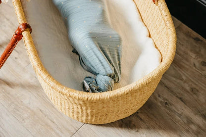 Starlight Knit Swaddle Blanket Copper Pearl Lil Tulips